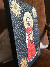Load image into Gallery viewer, Folk Art Catholic Art Giclee Saint Ignatius Loyola Spiritual Warrior Erin Leeper