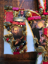 Load image into Gallery viewer, Catholic Mosaic Art Cross Jesuit Society of Jesus St. Ignatius Loyola Ad Majorem Dei Gloriam