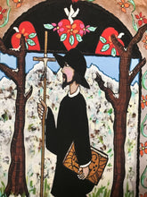 Load image into Gallery viewer, Folk Art Catholic Art Giclee Saint John Francis Regis on a Mission Erin Leeper