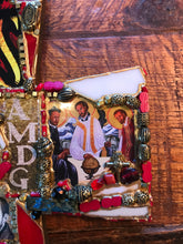 Load image into Gallery viewer, Catholic Mosaic Art Cross Jesuit Society of Jesus St. Ignatius Loyola Ad Majorem Dei Gloriam