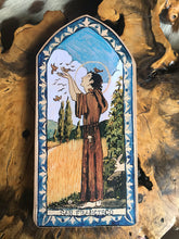 Load image into Gallery viewer, Folk Art Retablo Saint Francis of Assisi San Francisco de Asis Animals Kindness Ecology Franciscans Poor Clares