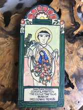 Load image into Gallery viewer, Folk Art Retablo Saint Juan Diego San Juan Diego Cuauhtlatoatzin Indigenous Peoples Garlick