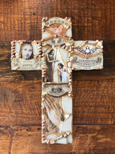 Load image into Gallery viewer, Catholic Mosaic Art Cross Baptism of Jesus