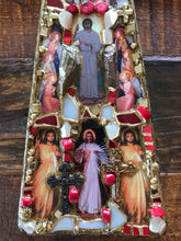 Load image into Gallery viewer, Catholic Mosaic Art Cross Divine Mercy