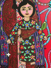 Load image into Gallery viewer, Folk Art Catholic Art Madonna and Child Original Ethereal Icons Erin Leeper