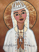 Load image into Gallery viewer, Folk Art Catholic Art Giclee Our Lady of Fatima
