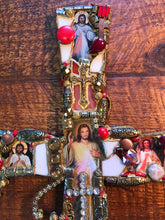 Load image into Gallery viewer, Catholic Mosaic Art Cross Divine Mercy
