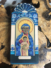 Load image into Gallery viewer, Folk Art Retablo Black Madonna of Czestochowa Our Lady of Czestochowa
