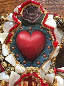 Catholic Mosaic Art Cross Sacred Heart