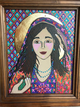 Load image into Gallery viewer, Folk Art Catholic Art Mary Magdalene Original Ethereal Icons Erin Leeper
