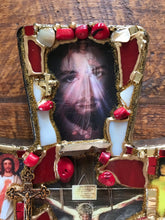 Load image into Gallery viewer, Catholic Mosaic Art Cross Divine Mercy
