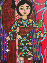 Load image into Gallery viewer, Folk Art Catholic Art Madonna and Child Original Ethereal Icons Erin Leeper
